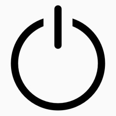 电脑开关机标识图标