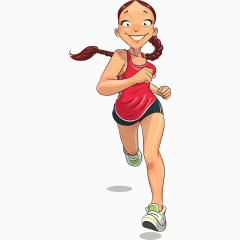 跑步的女孩