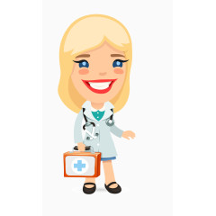 卡通职业医生人物