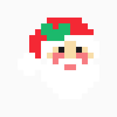 马赛克圣诞老人