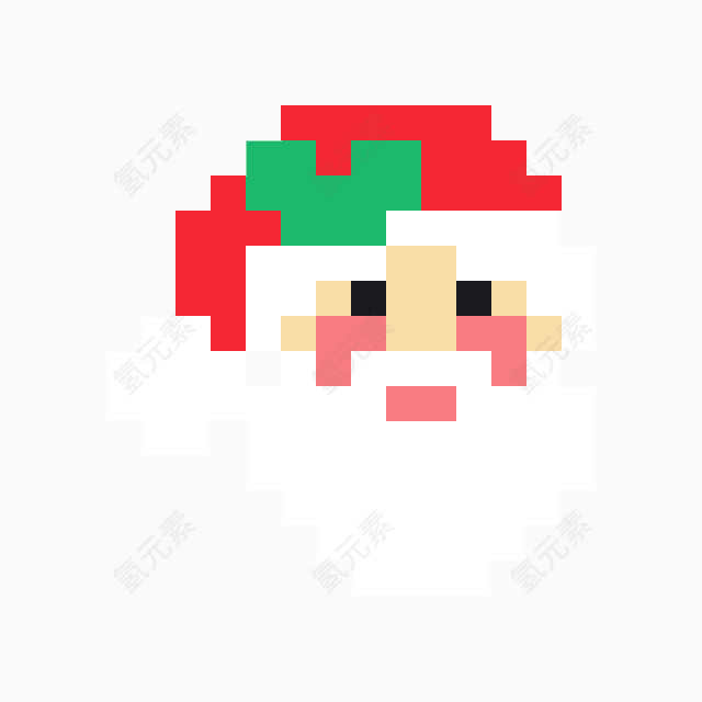 马赛克圣诞老人