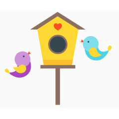 卡通花园园艺元素