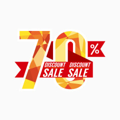 精美促销数字设计矢量素材