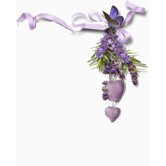 线描花卉花卉标签