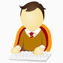 男人帐户男性的人人简介人类成员用户办公室男人