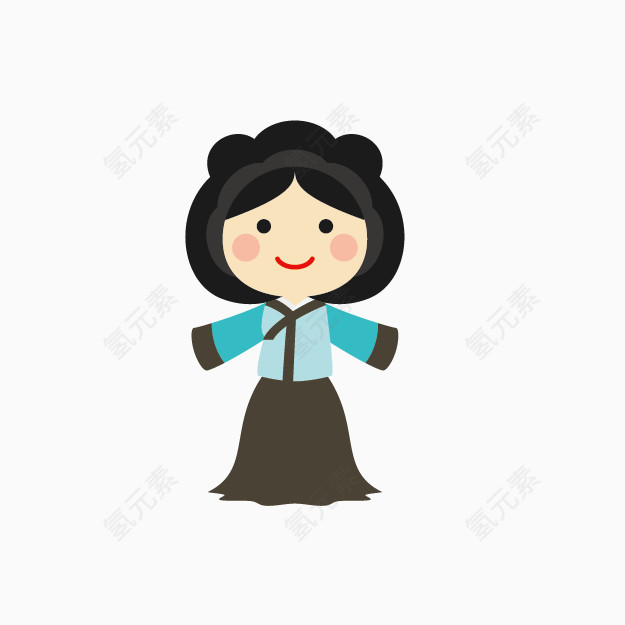 卡通女子