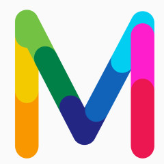 炫彩字母M