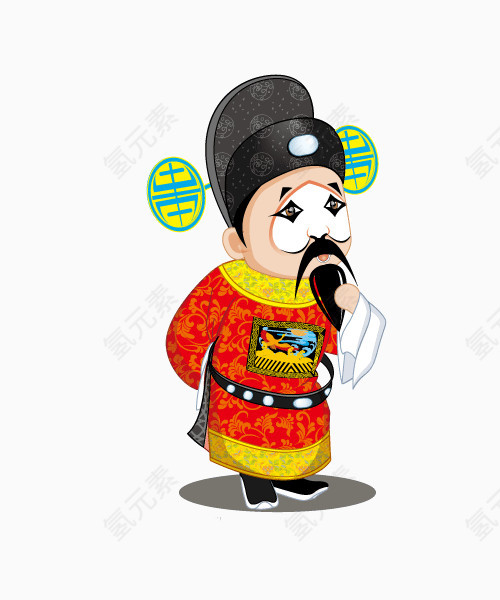 卡通戏曲人物