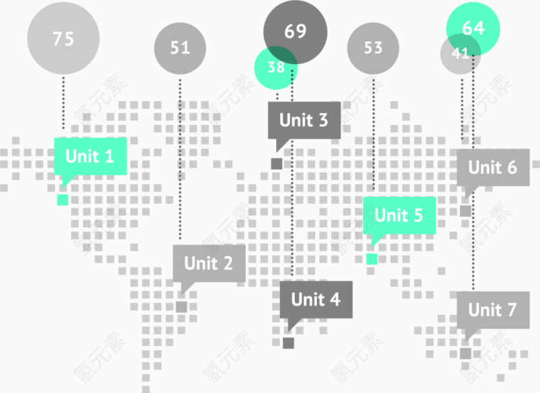 创意PPT元素信息素材