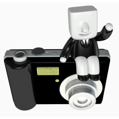 卡通3d素材手绘3d小人图片