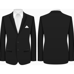 男士西装工作照模板