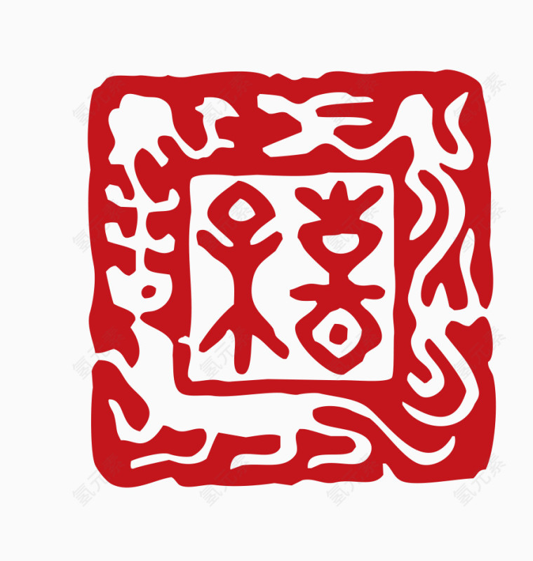 中国风印章素材