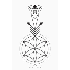 创意黑色几何线条