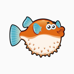 卡通鱼矢量素材