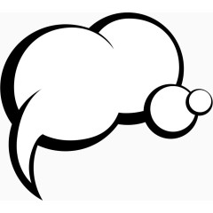 爆炸云圆圈对话框