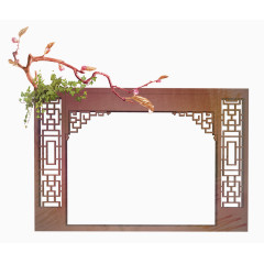 古风边框门
