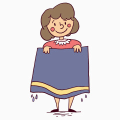 妈妈洗衣服卡通