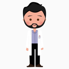 卡通男医生