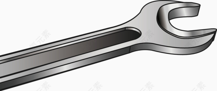 银色扳手