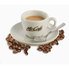 香醇咖啡和咖啡豆