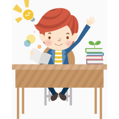 上课回答问题的学生