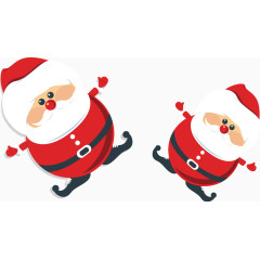 矢量创意设计圣诞节老人图