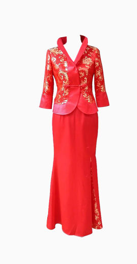 红色旗袍