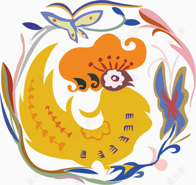 卡通十二生肖素材