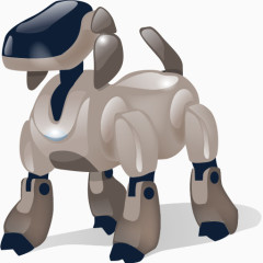 自动自动机器自动机狗机机枪机器人阴影随着免费大安卓图标