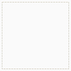 手绘相框边框图标  虚线方形边框