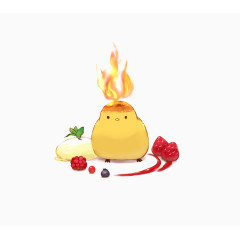 鲜奶草莓塔小鸡