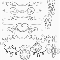 欧式不规则简易画装饰元素