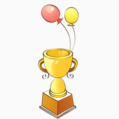 奖杯 气球