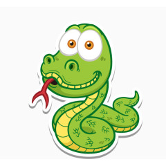小蛇贴纸