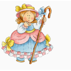 卡通女孩