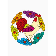 卡通中国吉祥刺青图案元素