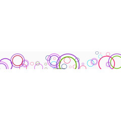 抽象炫彩紫色圈圈框框