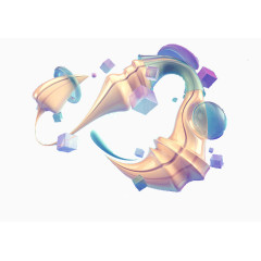 抽象艺术视觉设计图