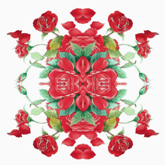 手绘鲜花玫瑰
