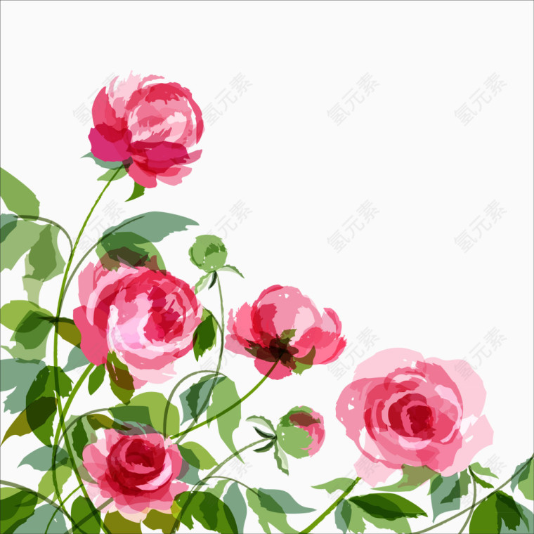 粉色花朵