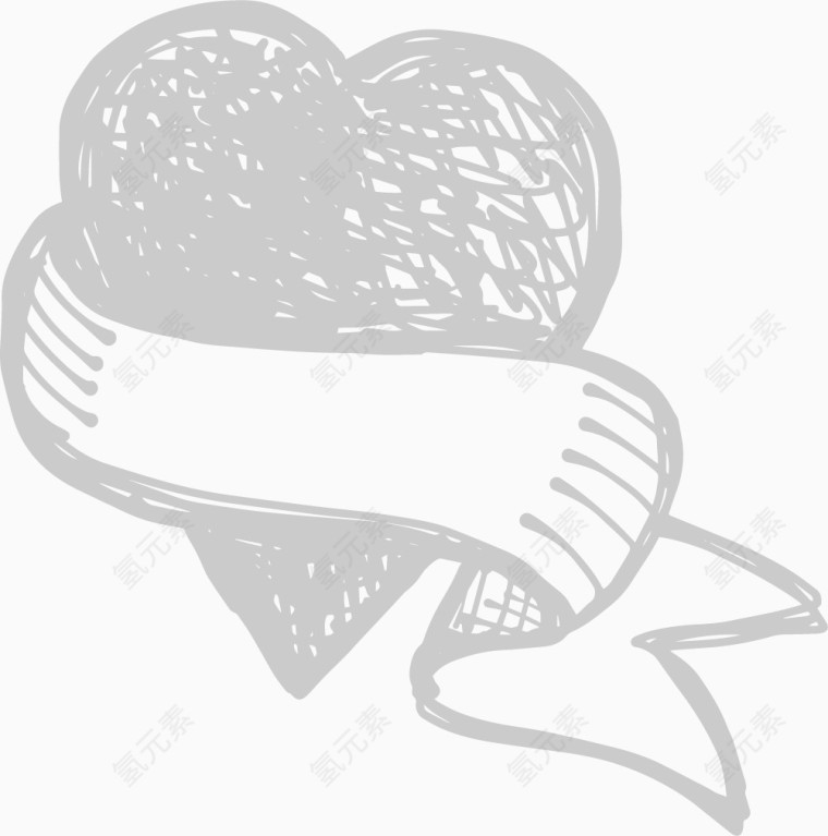 粉笔涂鸦风格心