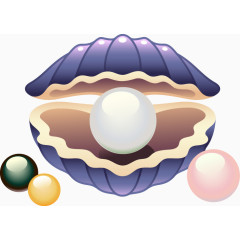 可爱卡通贝壳