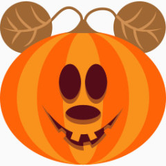 万圣节南瓜灯怪物鼠标南瓜可怕的幽灵邪恶的墙