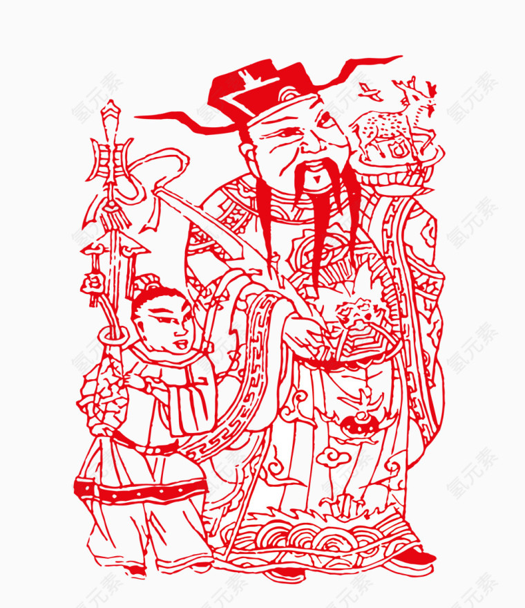 春节剪纸