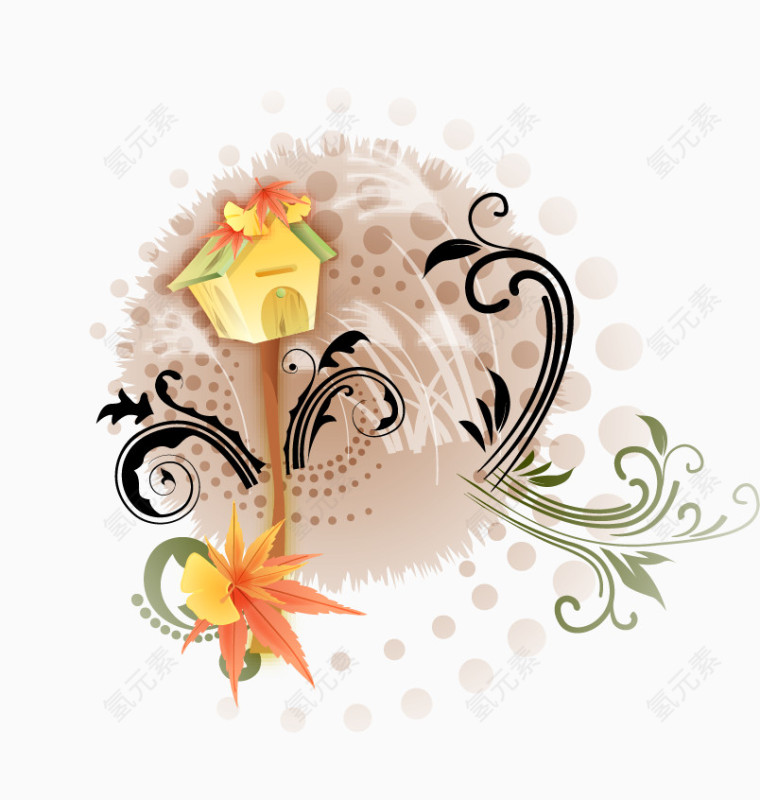 时尚潮流花纹