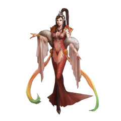 小说封面人物古装美女