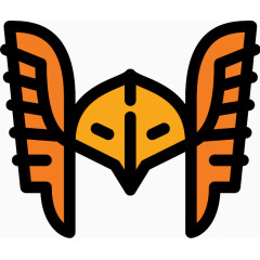 鹰眼Flat-SuperHeroes-Villains-icons