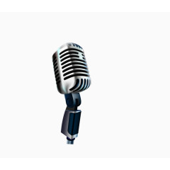 矢量老式麦克风