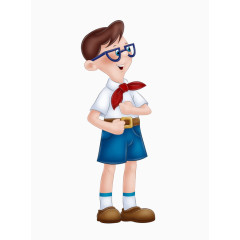 卡通小学生