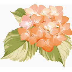 清新唯美水彩黄色花朵